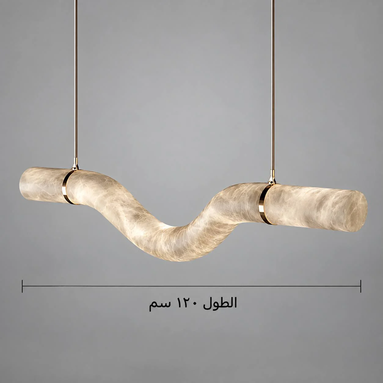 جولد ماربل ويف 120سم - صورة 2