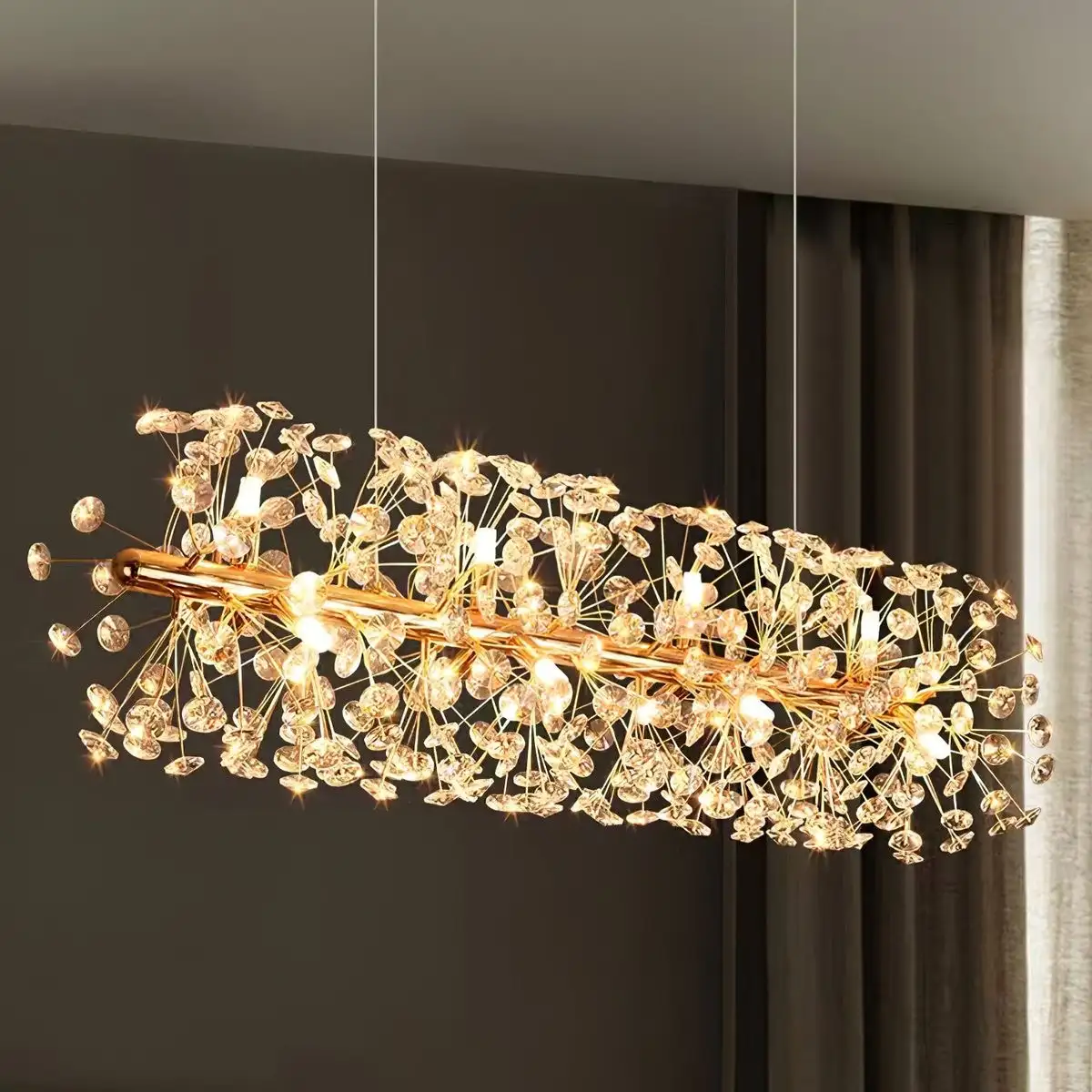 نجفه كريستال مستطيله