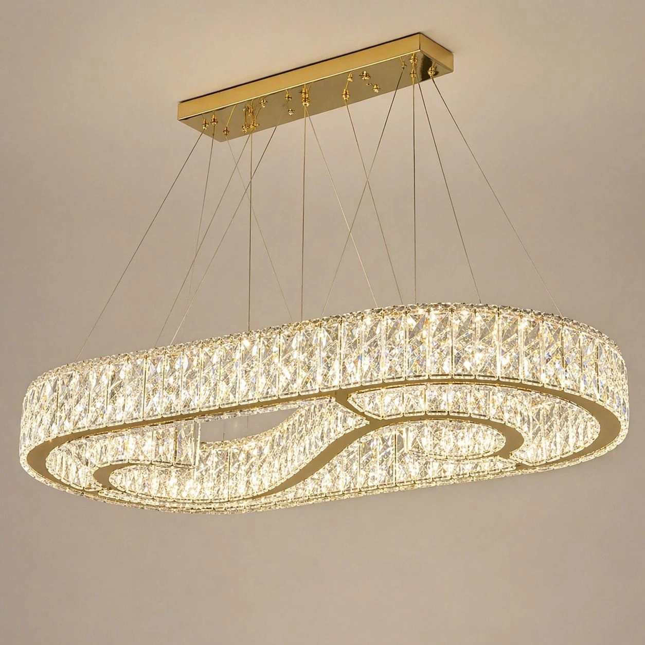 نجفه كريستال اس S/85*40